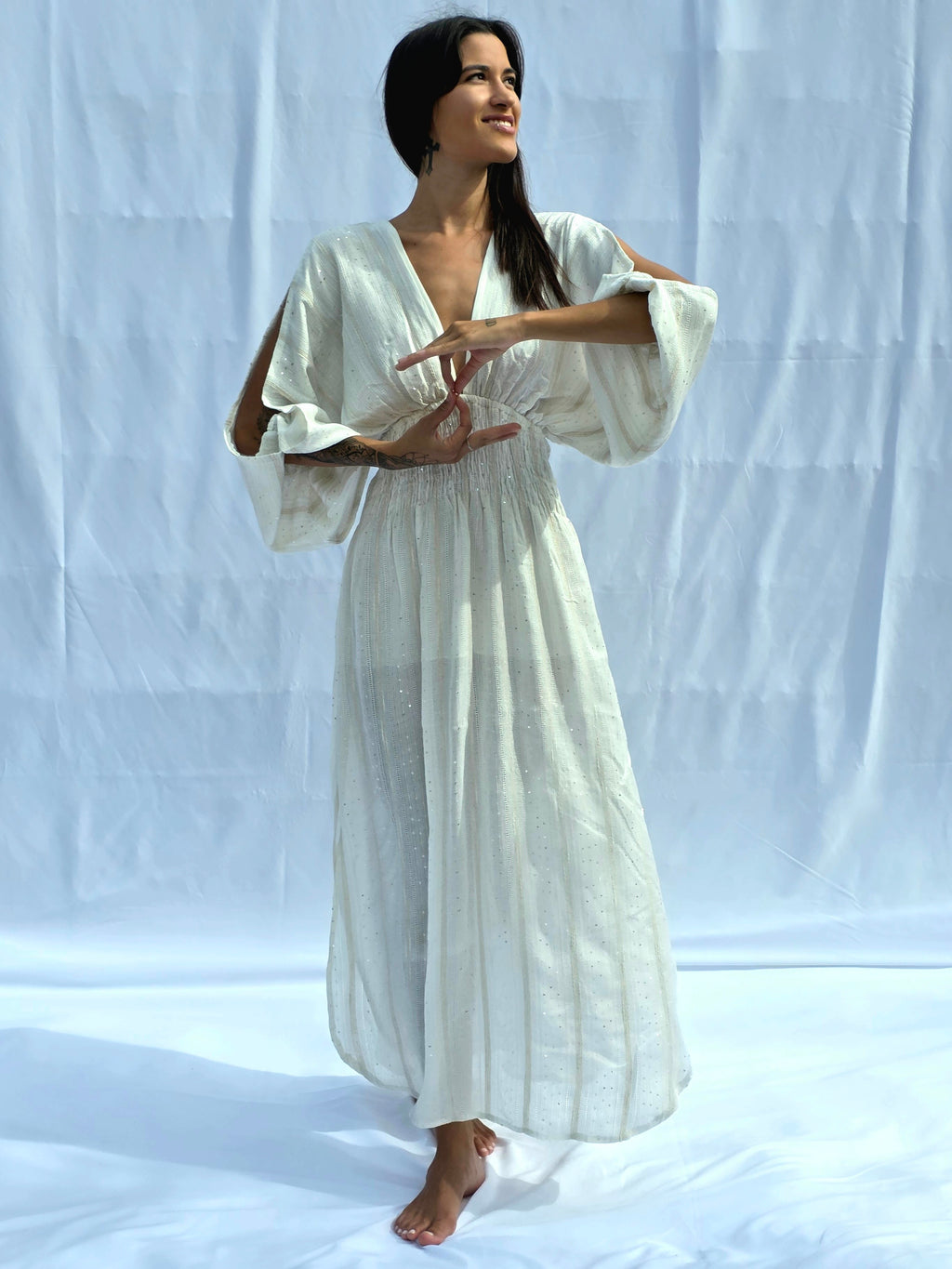 Agatha Dress – 100% Viscose • Forrado en 100% Cotton