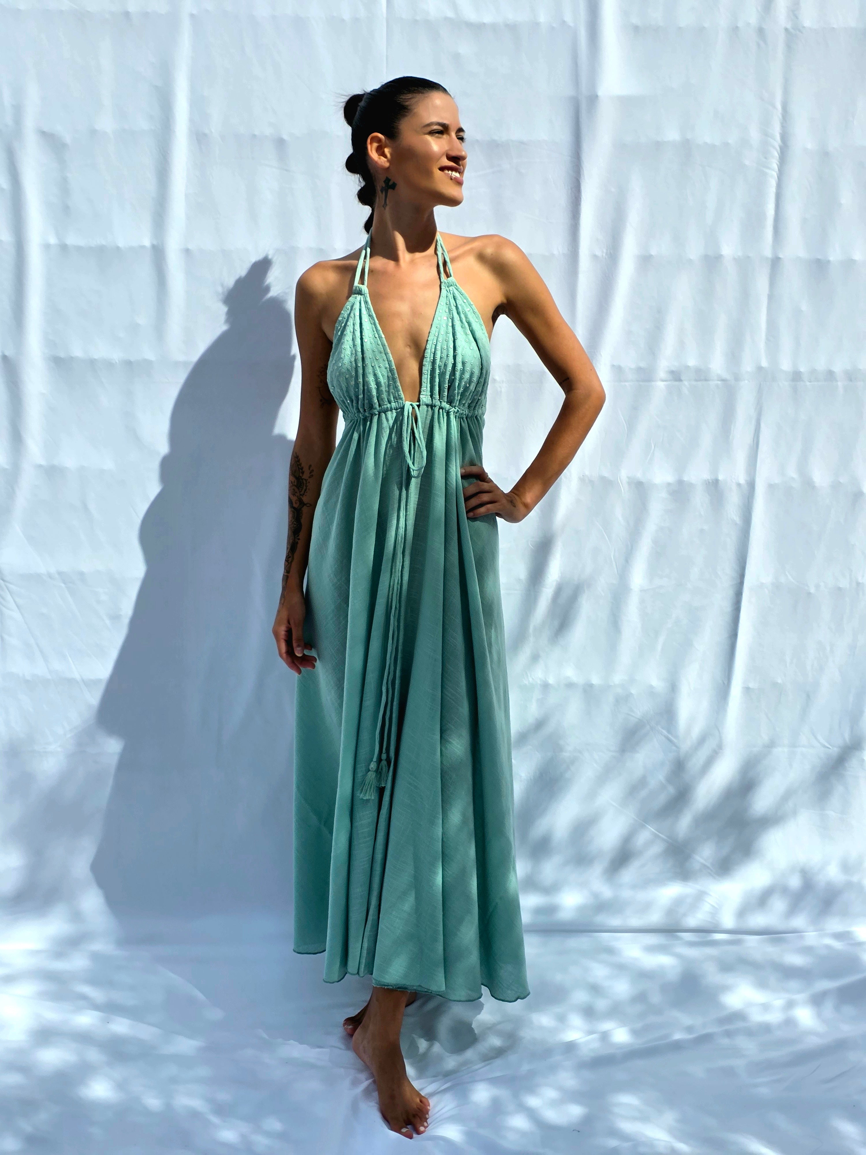 Embro Dress – 100% Cotton • Teñido Natural