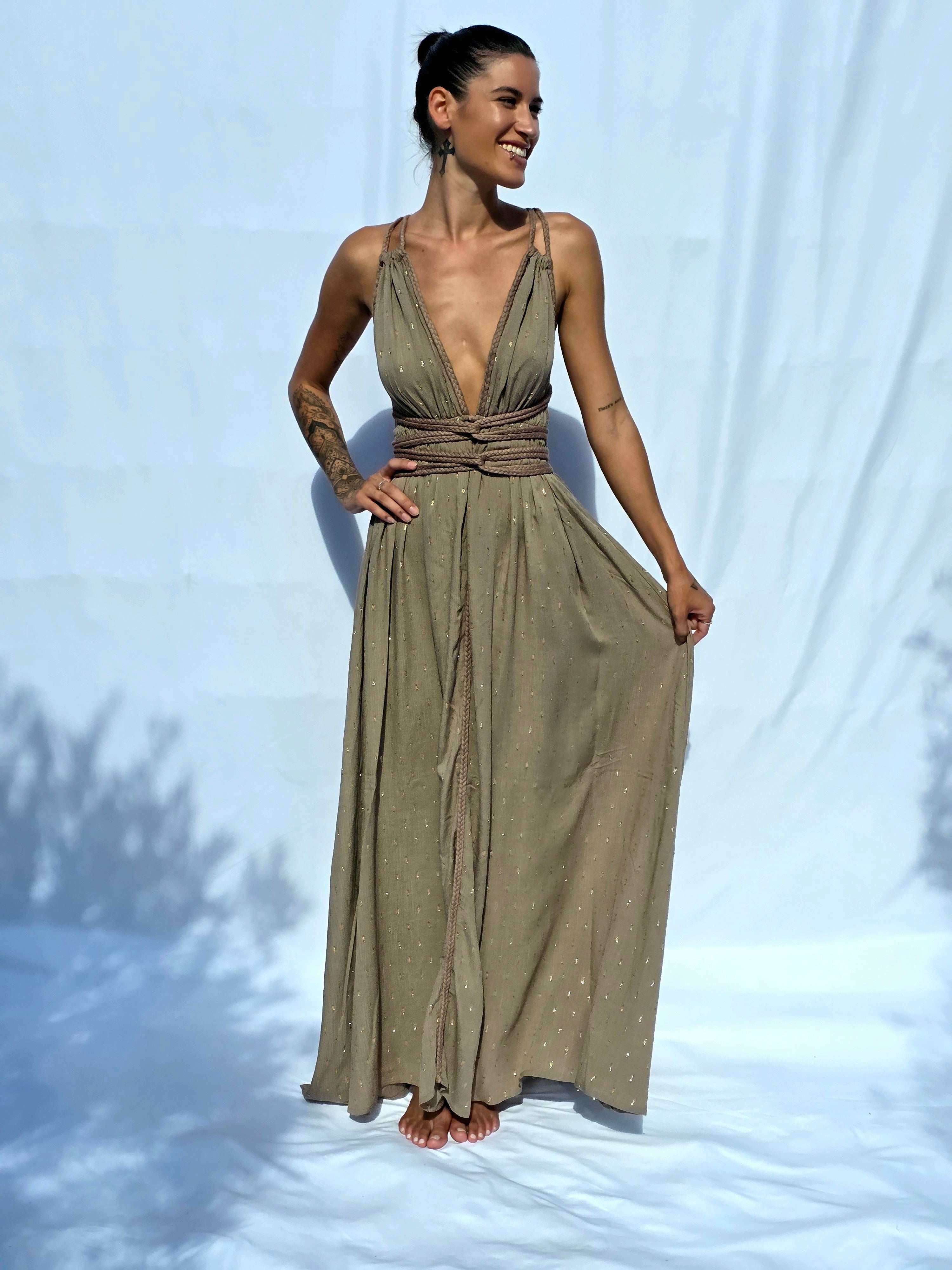 Melissa Dress – 95% Viscose • 5% Metallic Lining