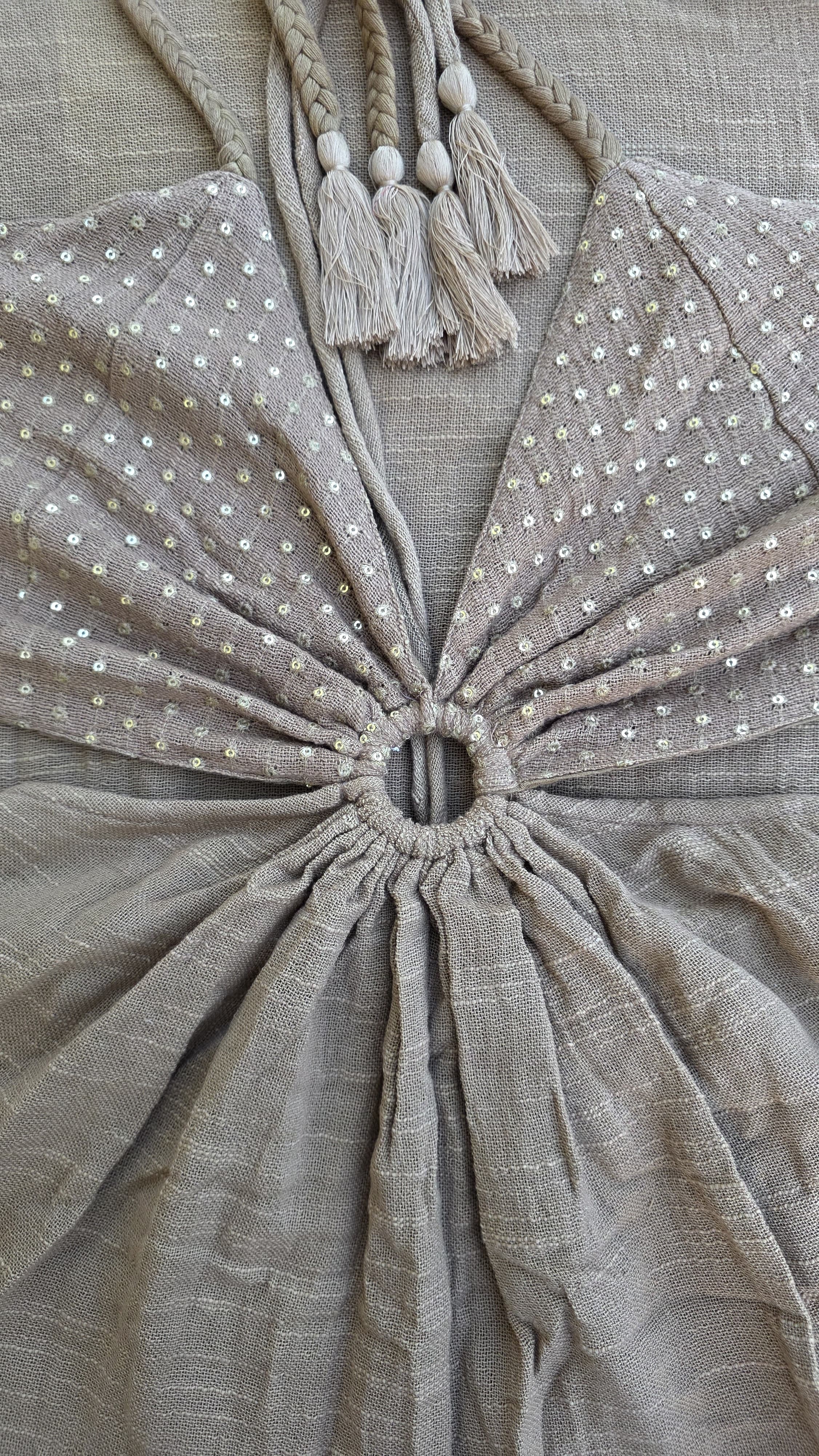 Luna Dress – 100% Cotton Rustic · Natural Dye · Diseño Ajustable S–L