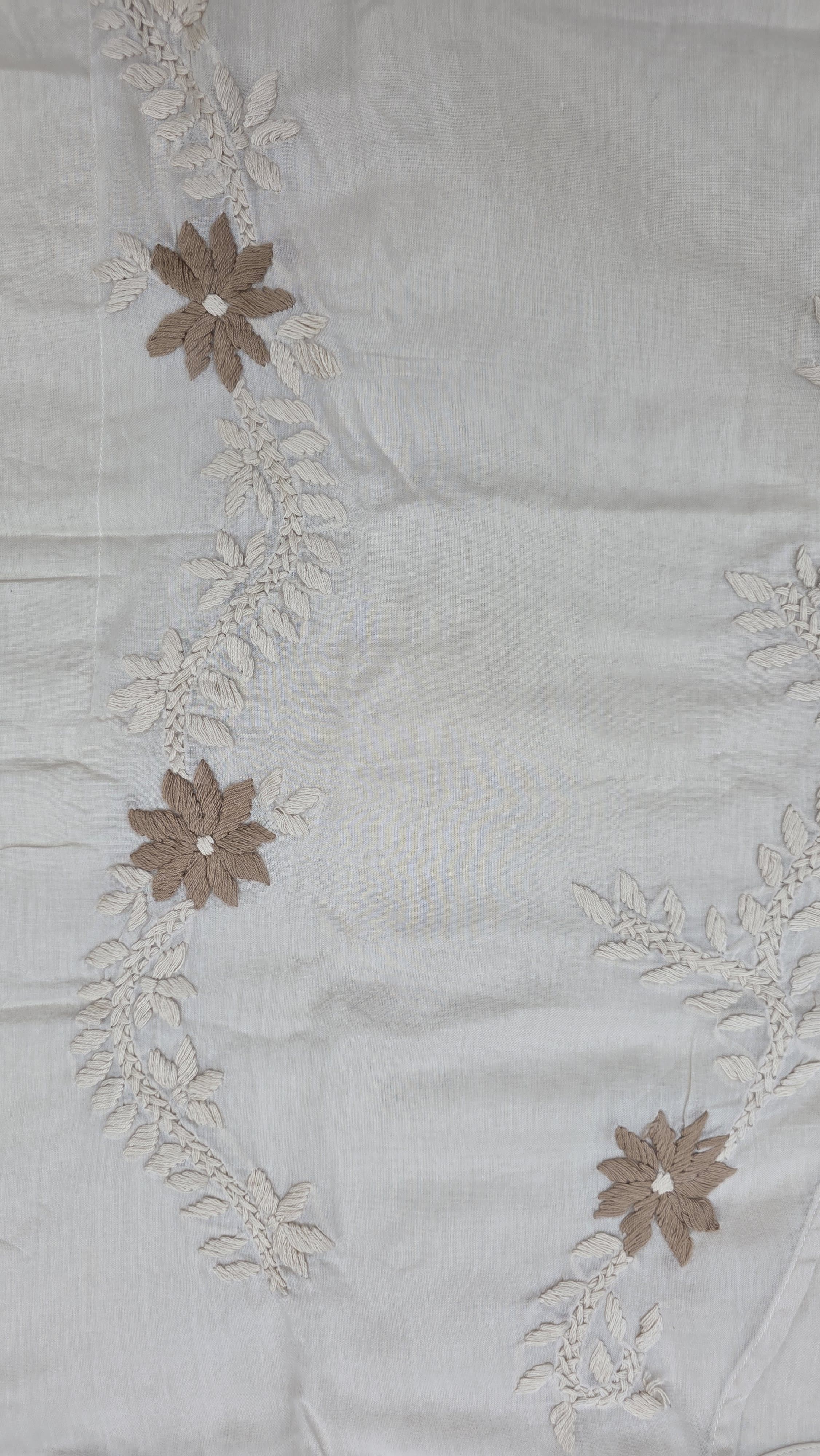 Gloria Bordado — Túnica de Algodón Premium con Alma Ligera