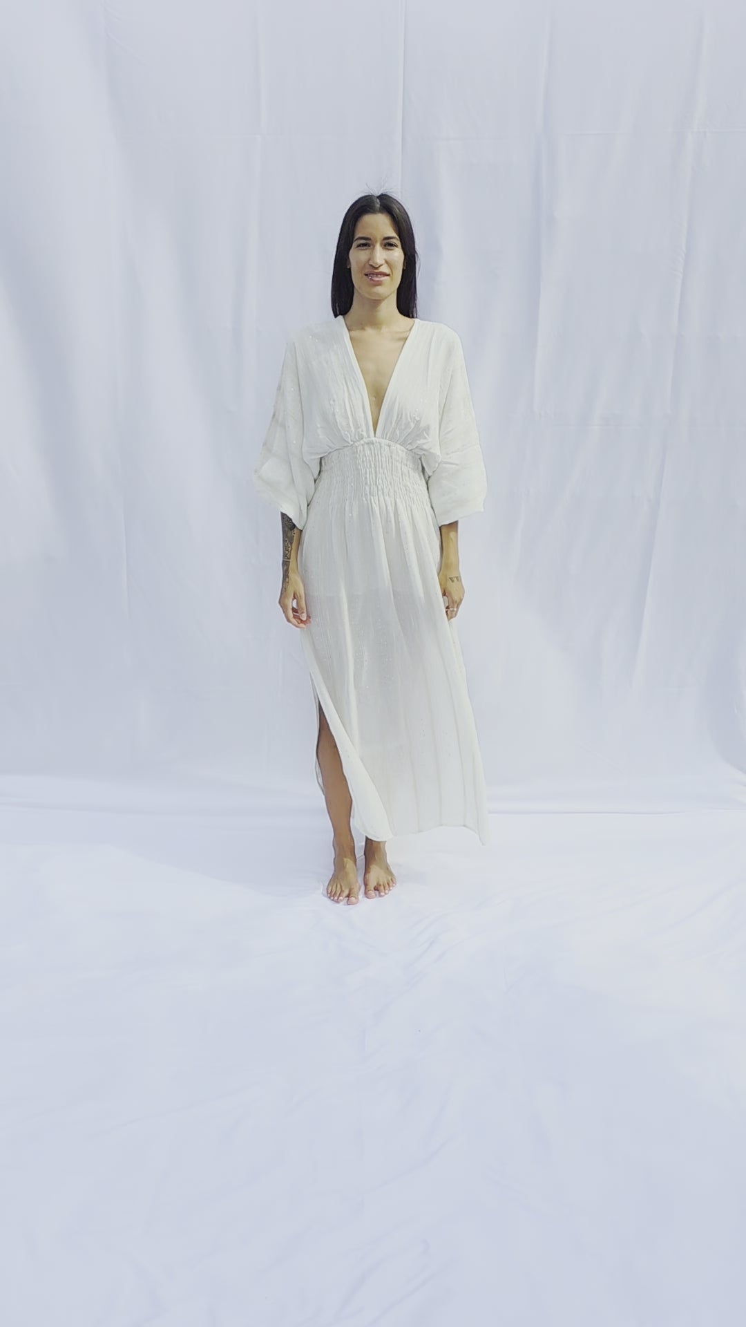 Agatha Dress – 100% Viscose • Forrado en 100% Cotton