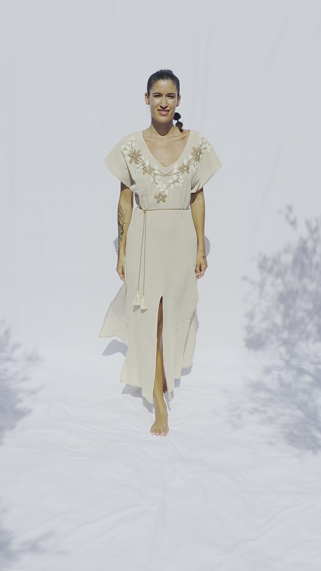 Anahí Dress – 100% Cotton Premium • Bordado • Artesanal